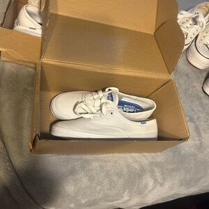 Keds Classic White Lace-Up Sneakers